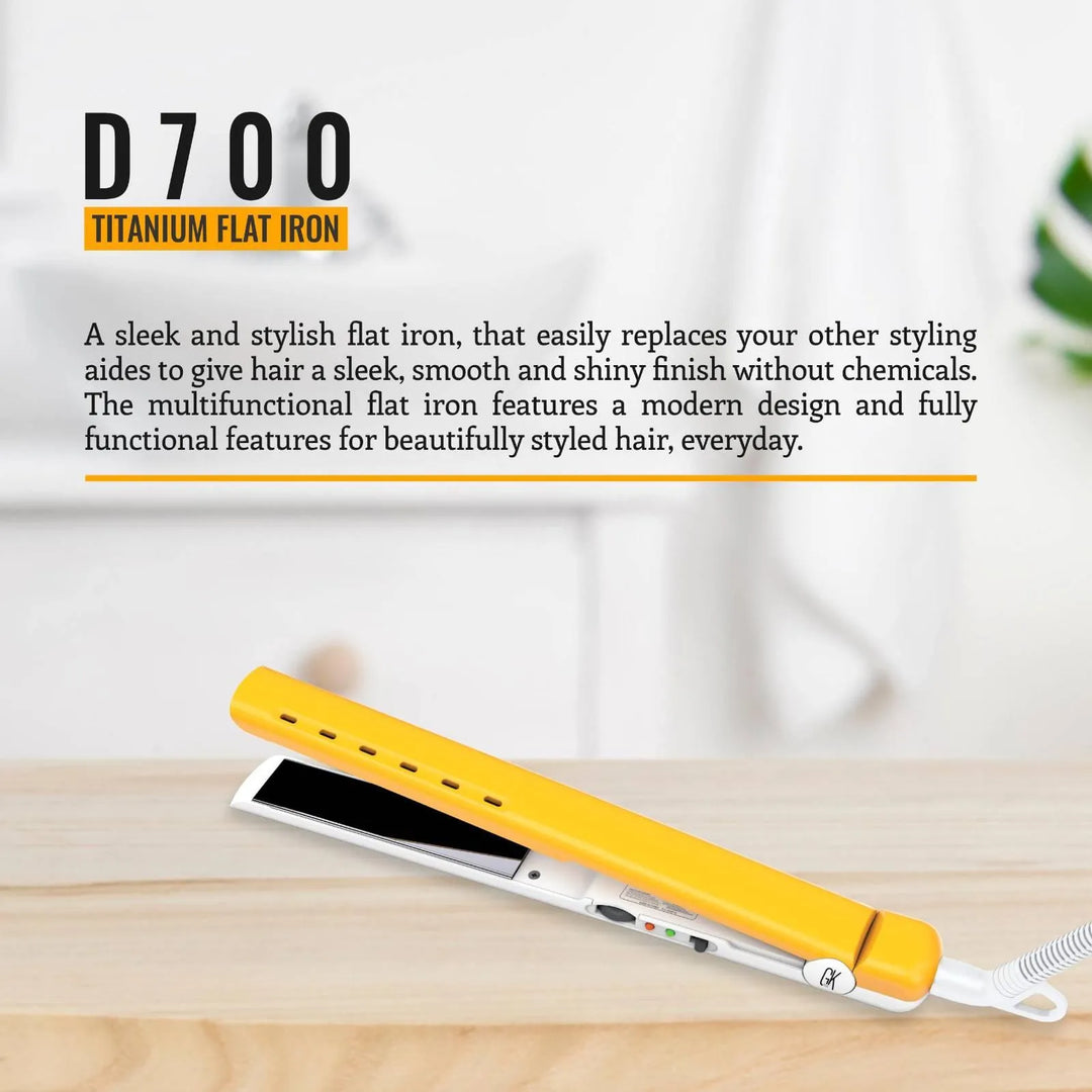 D700 Titanium Flat Iron - GK Hair Europe – EUROPE