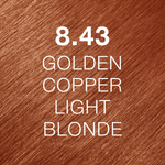8.43 Blond Clair Cuivré Doré