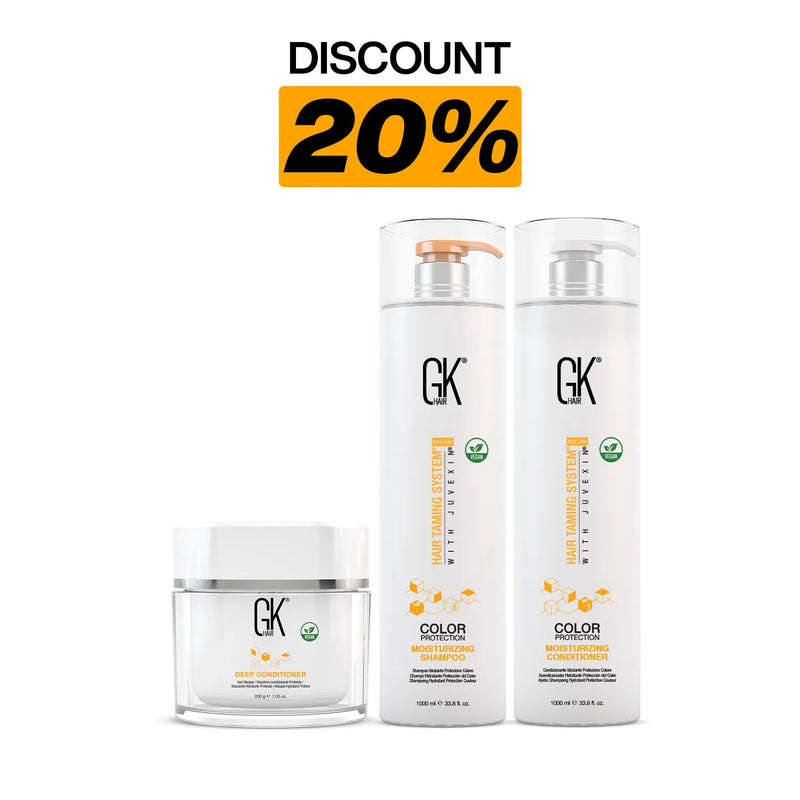 Jumbo Care Pack consisting of Deep Conditioner and the Moisturizing Duo with a Discount of 20% on it