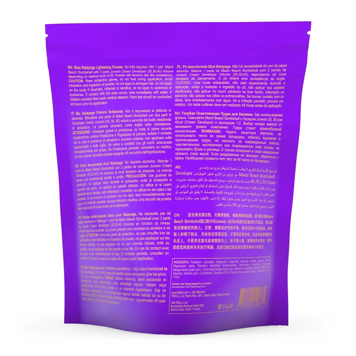 Miami Beach Bombshell Blue Balayage Lightening Powder