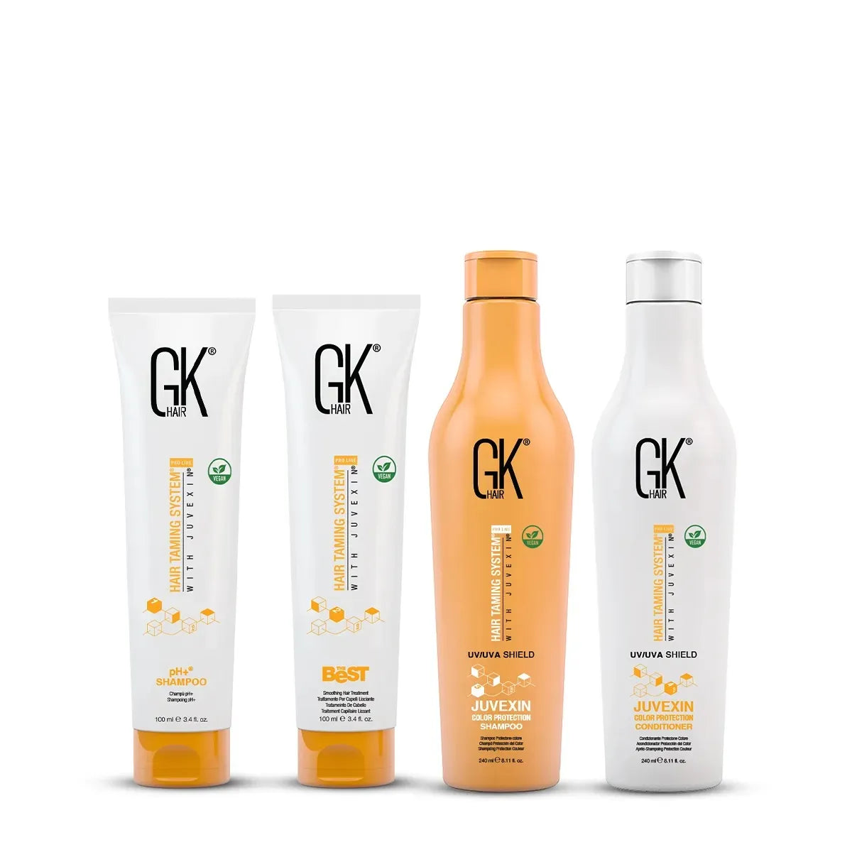 GK Hair Smoothing Shield Deal  Which Contain pH+Shampoo, The Best Hair Treatment, Shield Sampoo and Conditioner