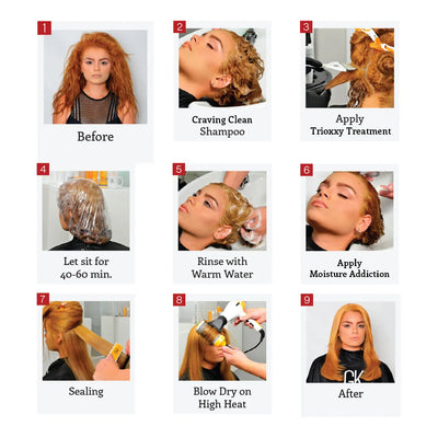Step by Step Guide of Apply Trixxy Hair Treatment