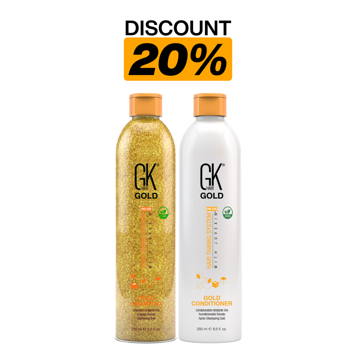 Gold Shampoo and Conditioner