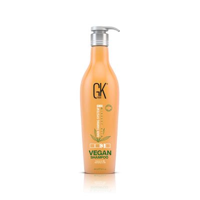 GK Hair Vegan Shampoo 650ml with a white background 